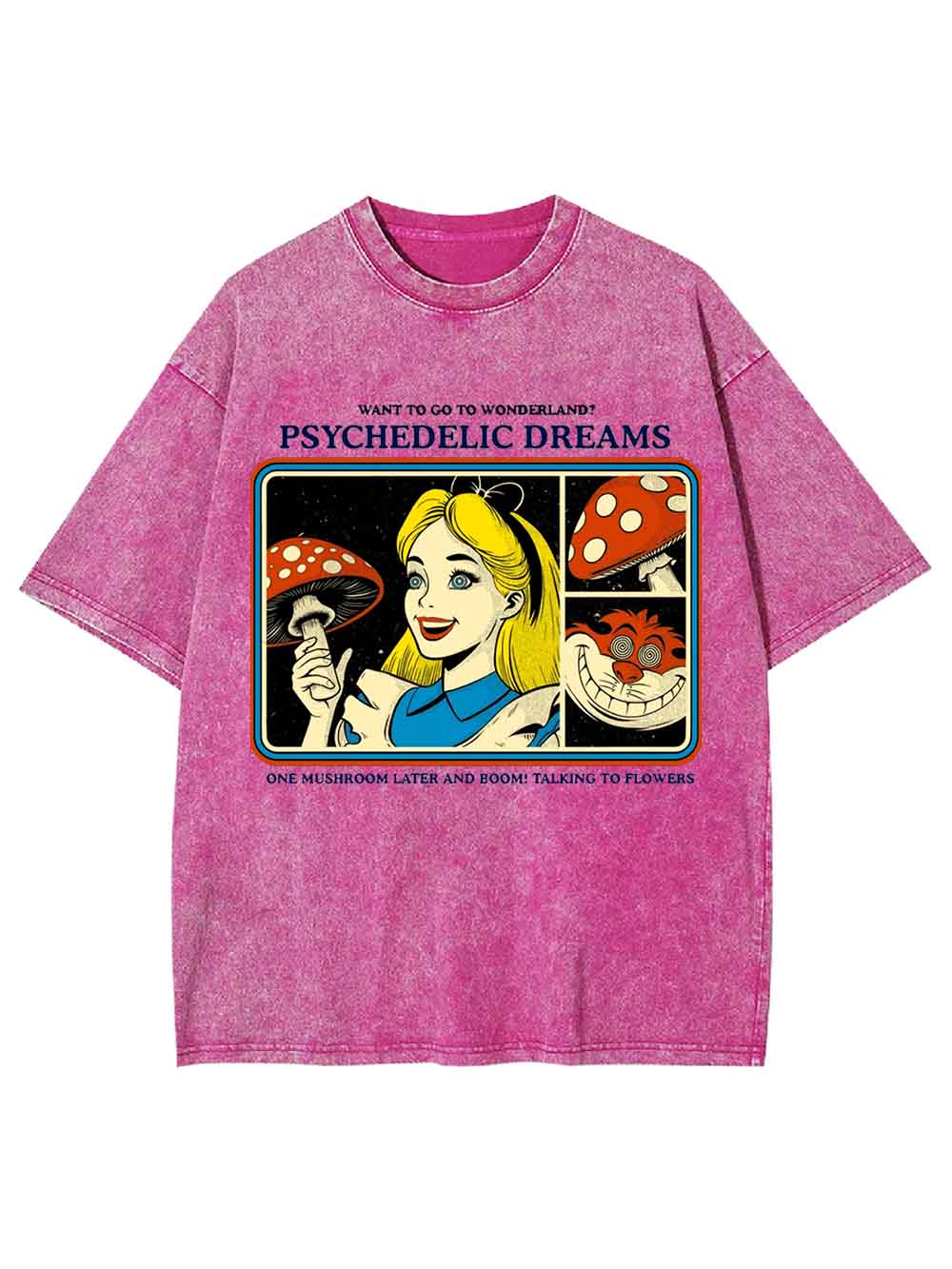 PSYCHEDELIC  DREAMS WASHED TSHIRT