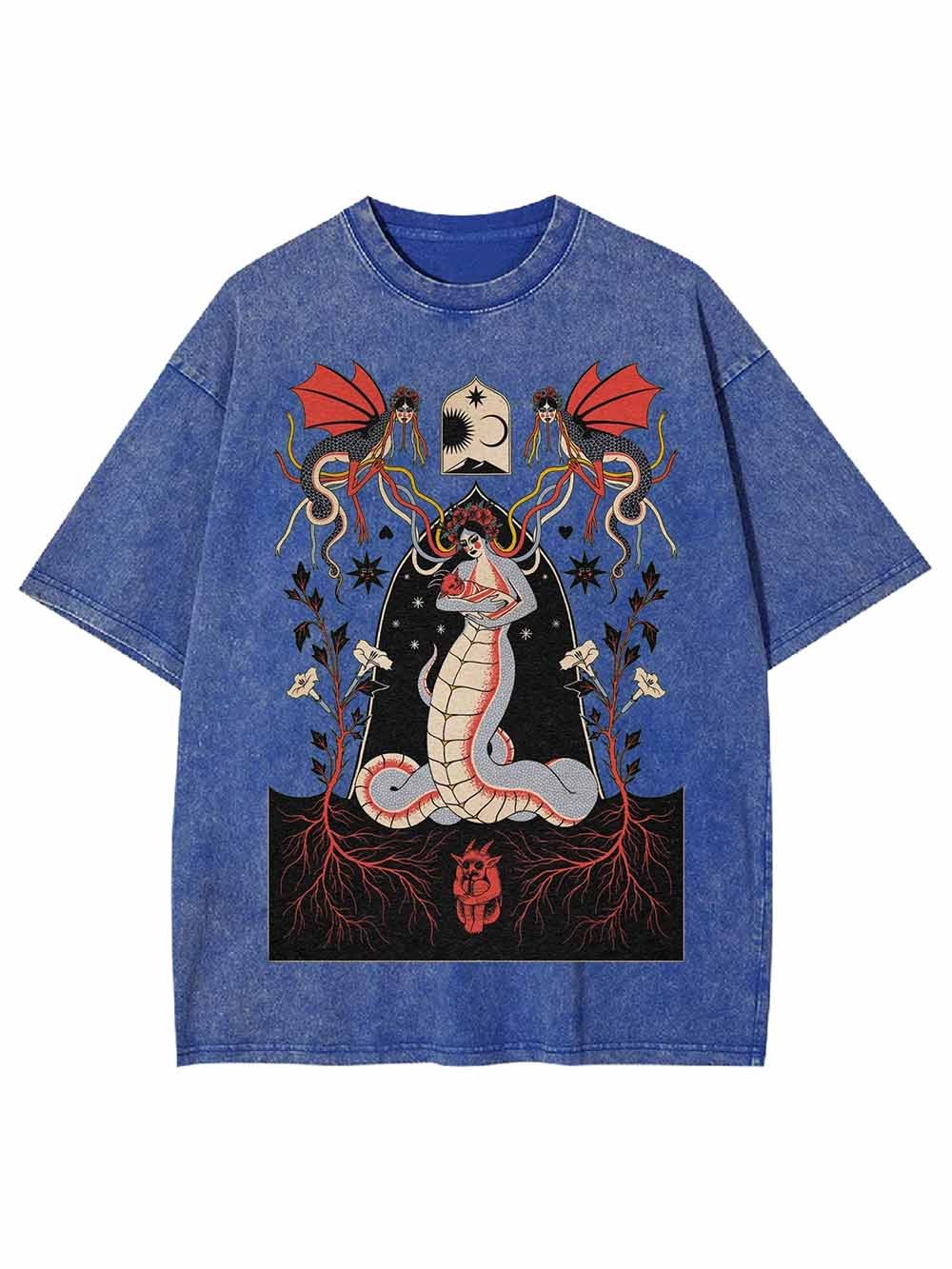 SERPENT WASHED TSHIRT