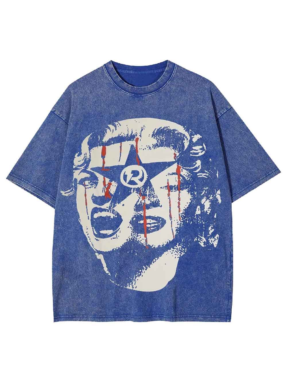 Rebel Gaze Washed Tshirt