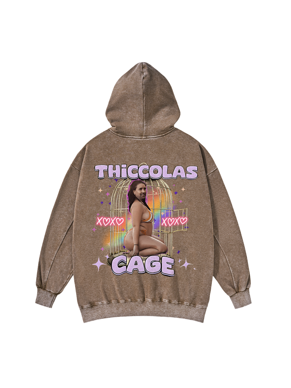 THICCOLAS CAGE WASHED HOODIE