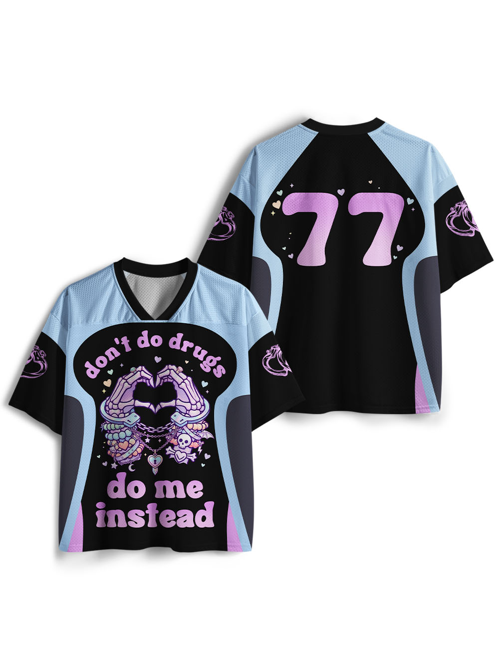 DON'T DO DRUGS DO ME INSTEAD MESH JERSEY