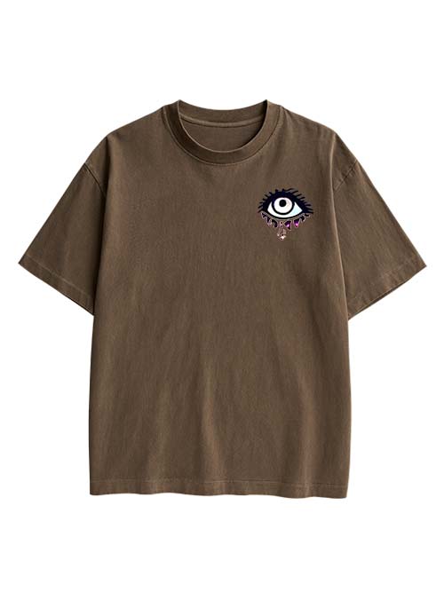 Mystic Melting Siren Double Sided Print Washed TShirt