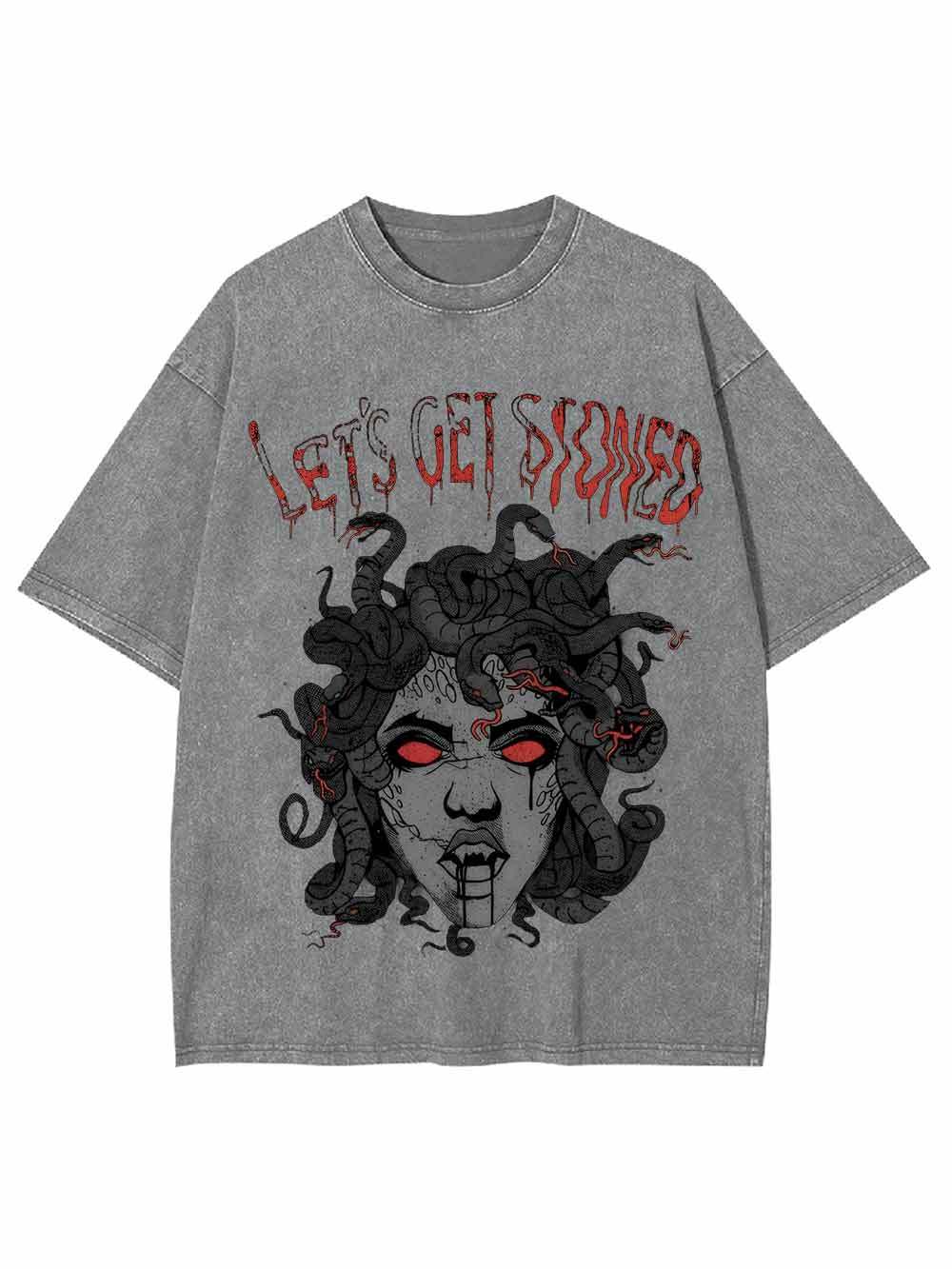 Lets Get Stoned Washed Tshirt