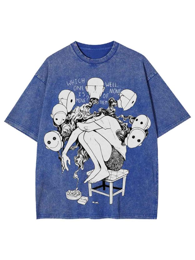 WHICH ONE IS MINE WASHED TSHIRT