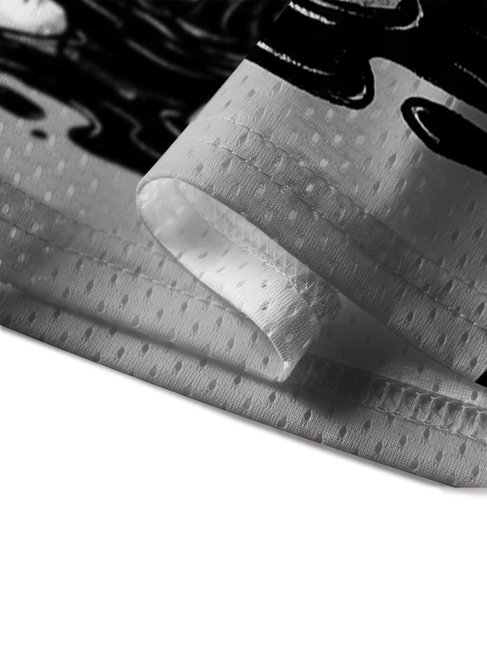 Long-haired girl with desires Mesh Jersey