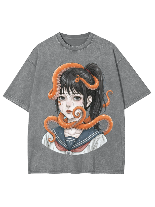 Drowning in the Deep Washed Tshirt