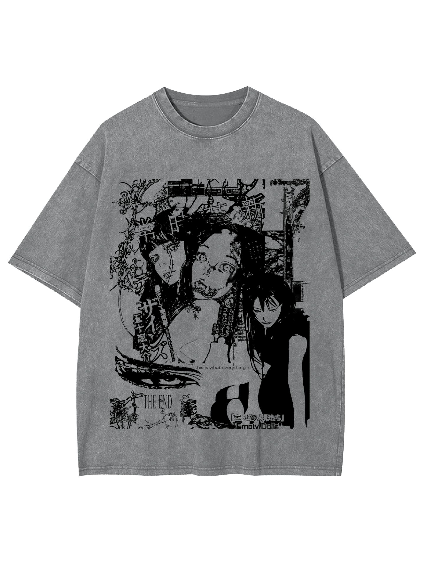 Fragments Of The Void Washed Tshirt-ClassyOutlaw Sale