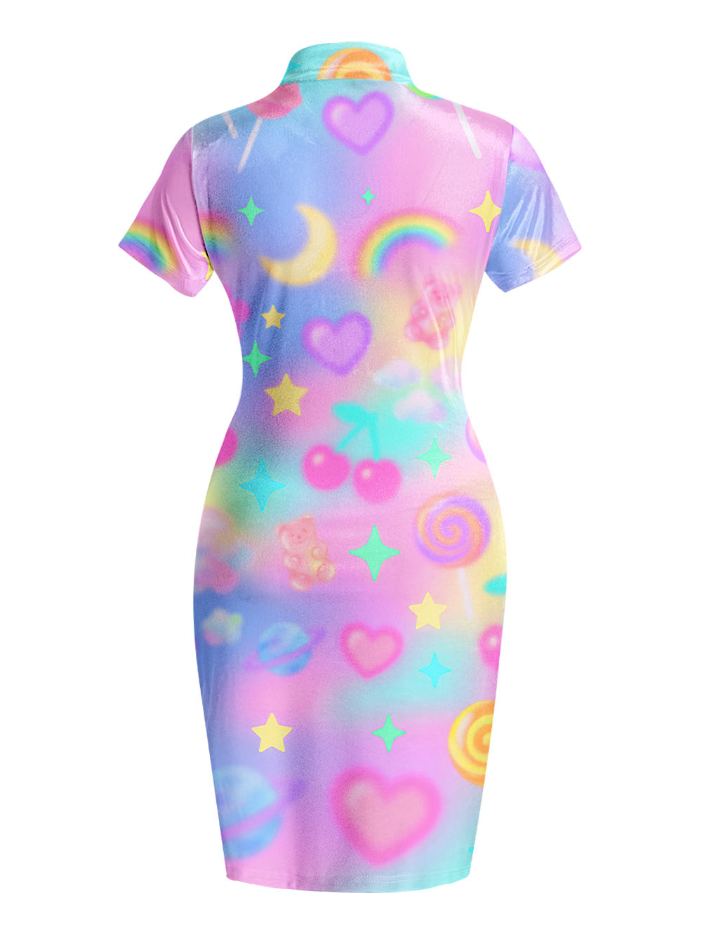 PASTEL DREAM QIPAO MINI DRESS