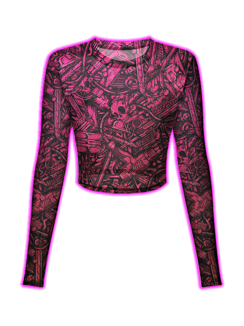 Mechanical Mayhem Mesh Top