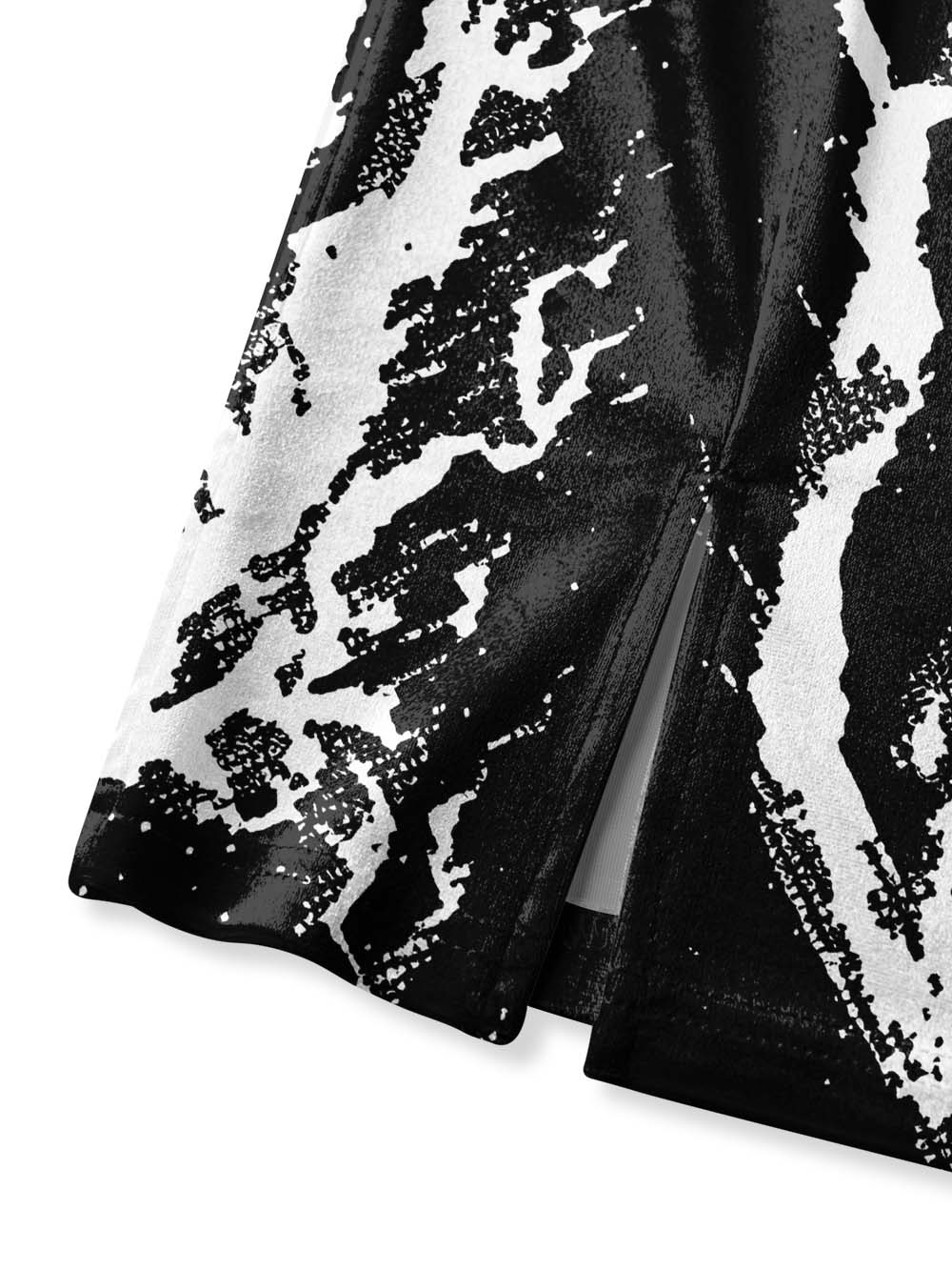 BLACK LIGHTNING QIPAO MINI DRESS