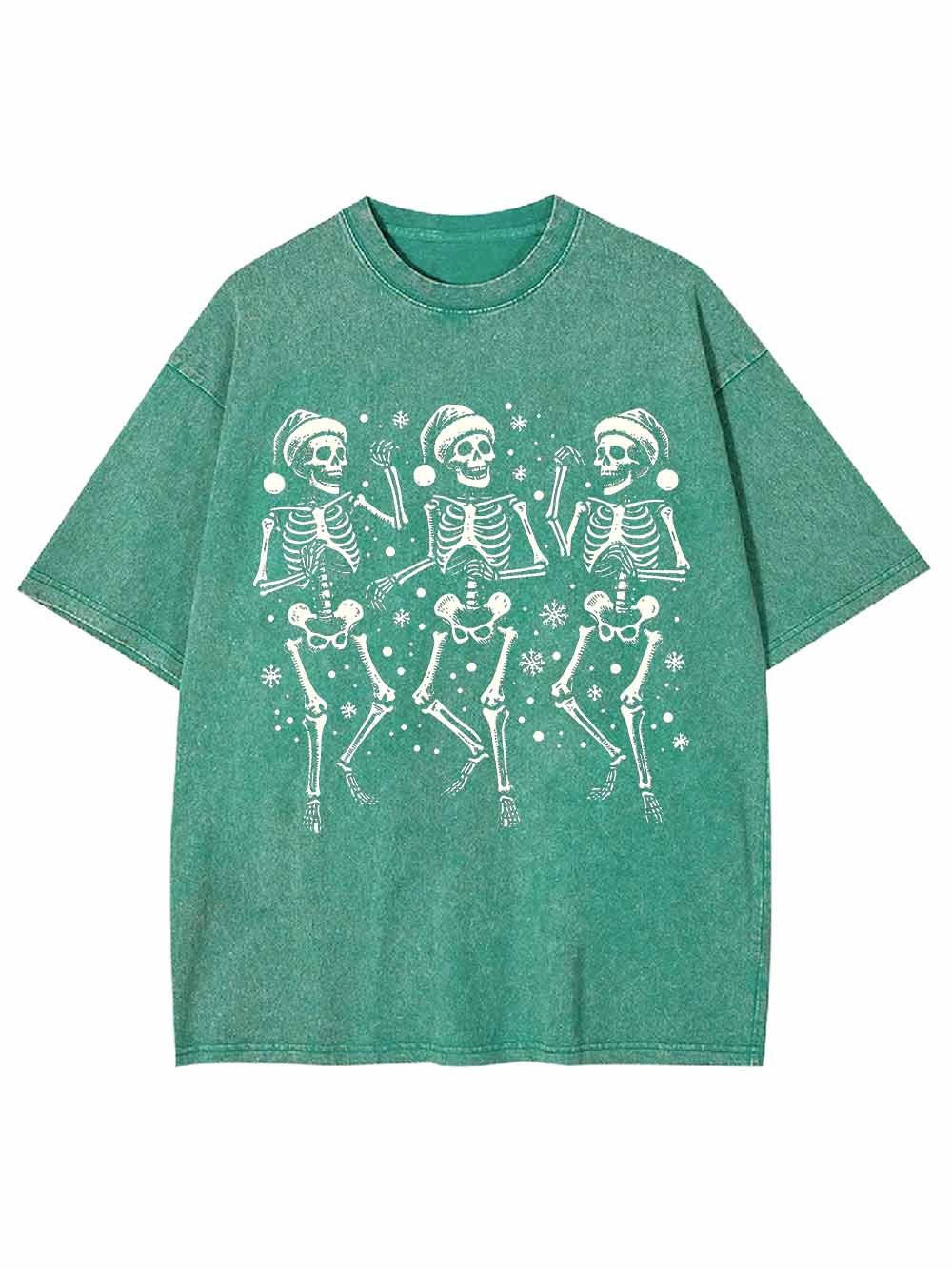 SKELETON Washed Tshirt