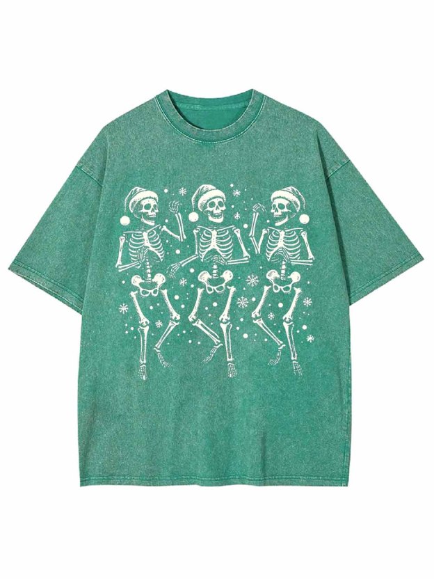 SKELETON Washed Tshirt