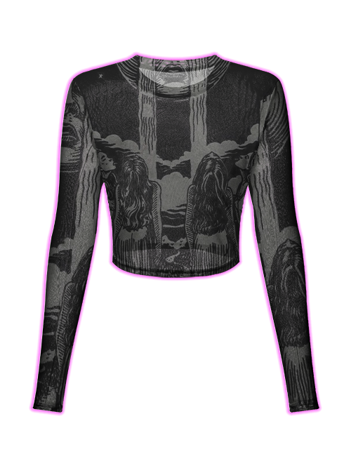 Tears Of The Moon Mesh Top