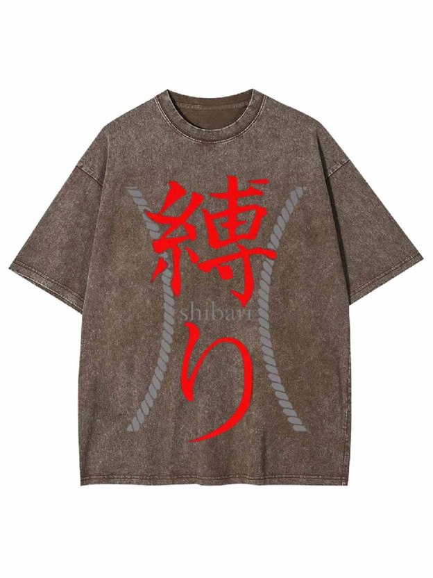 Shibari Kanji Washed Tshirt