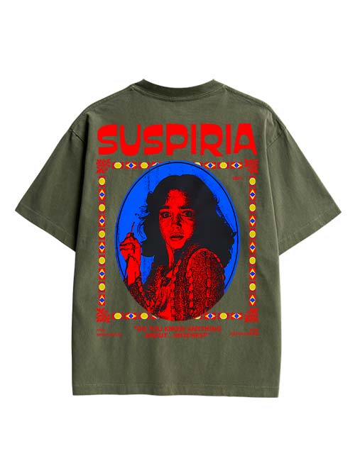 Suspiria Double Sided Print Washed TShirt