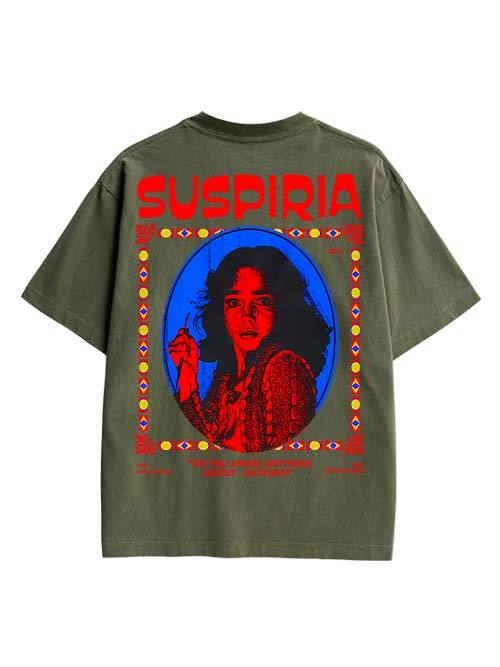 Suspiria Double Sided Print Washed TShirt