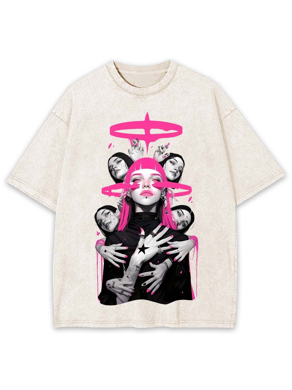 Neon Divinity Washed Tshirt