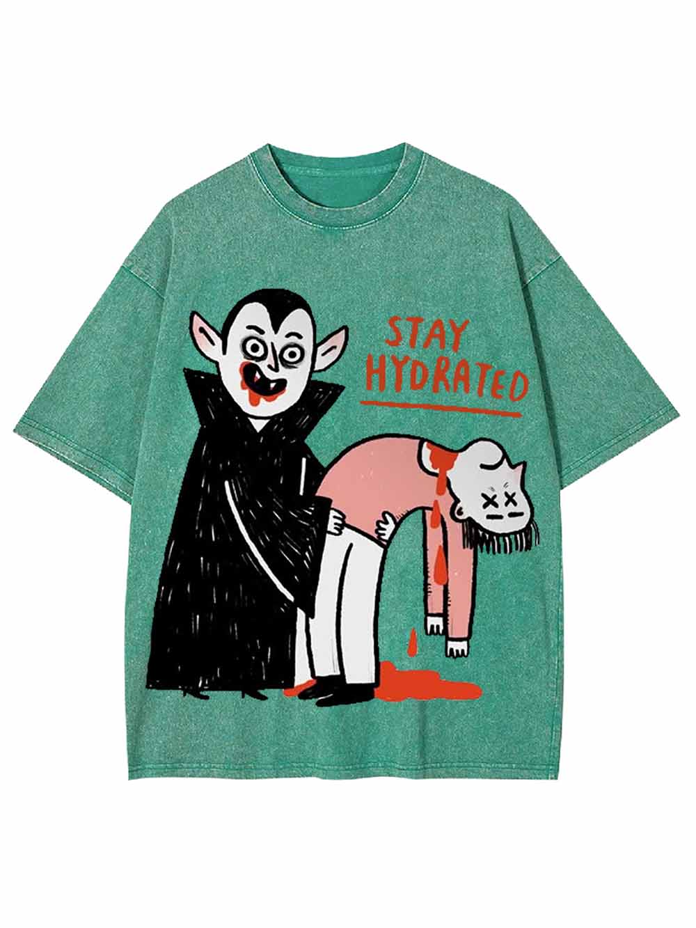 Stay Hydrated Washed Tshirt