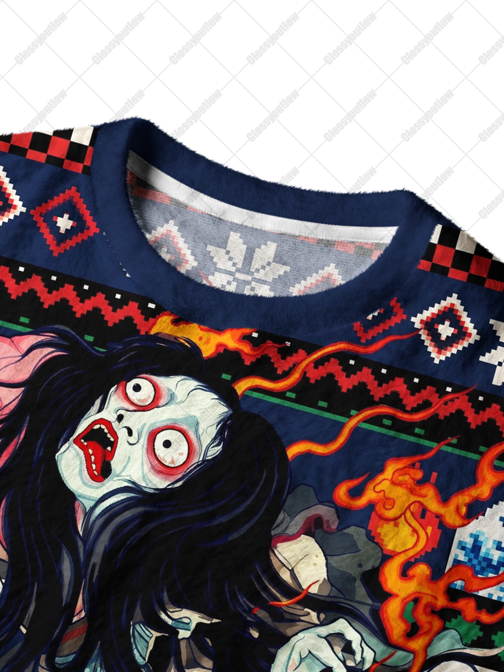 DEMON WAVE UGLY CHRISTMAS SWEATSHIRT