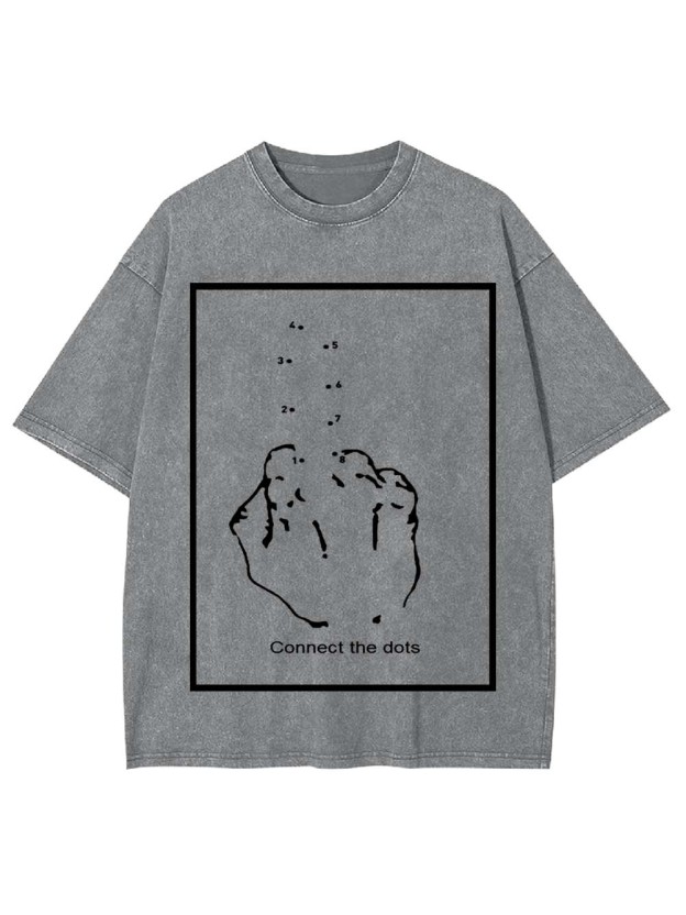 Connect The Dots Washed Tshirt