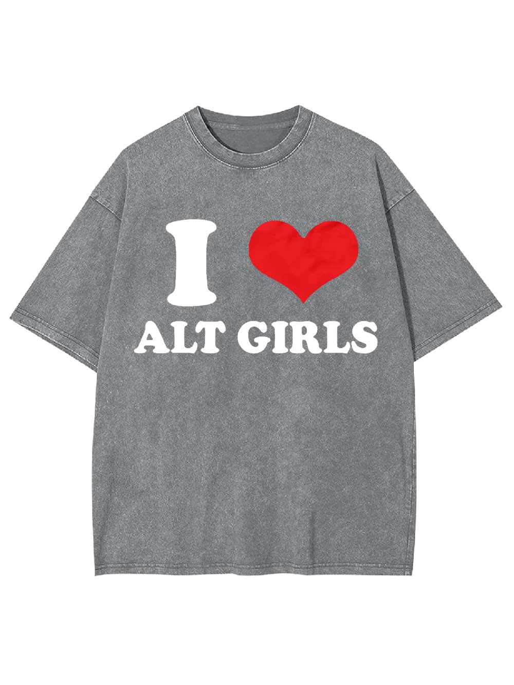 I LOVE ALT GIRLS WASHED TSHIRT