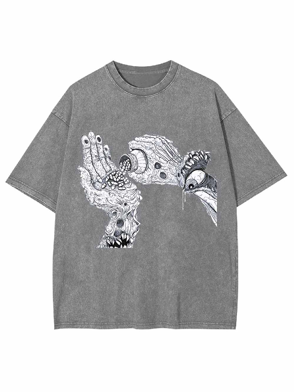 DISTORTED REALITY WASHED TSHIRT