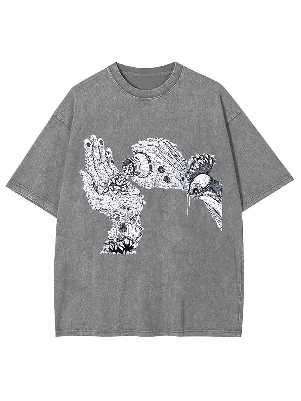 DISTORTED REALITY WASHED TSHIRT