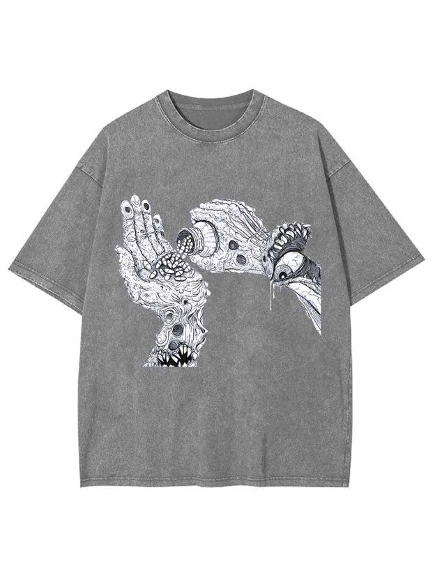 DISTORTED REALITY WASHED TSHIRT