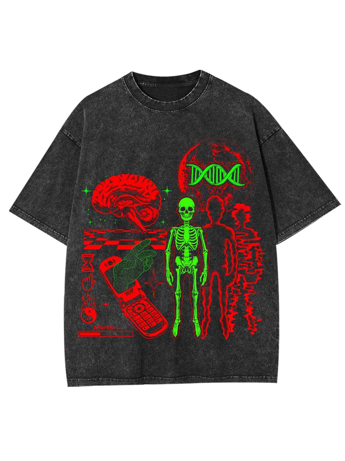 Digital Body Washed Tshirt