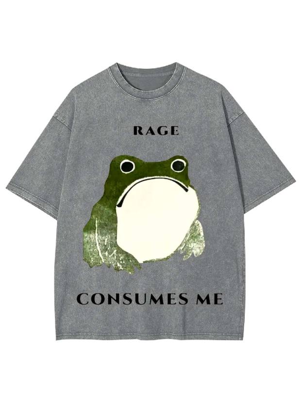Rage Consumes Me Washed Tshirt
