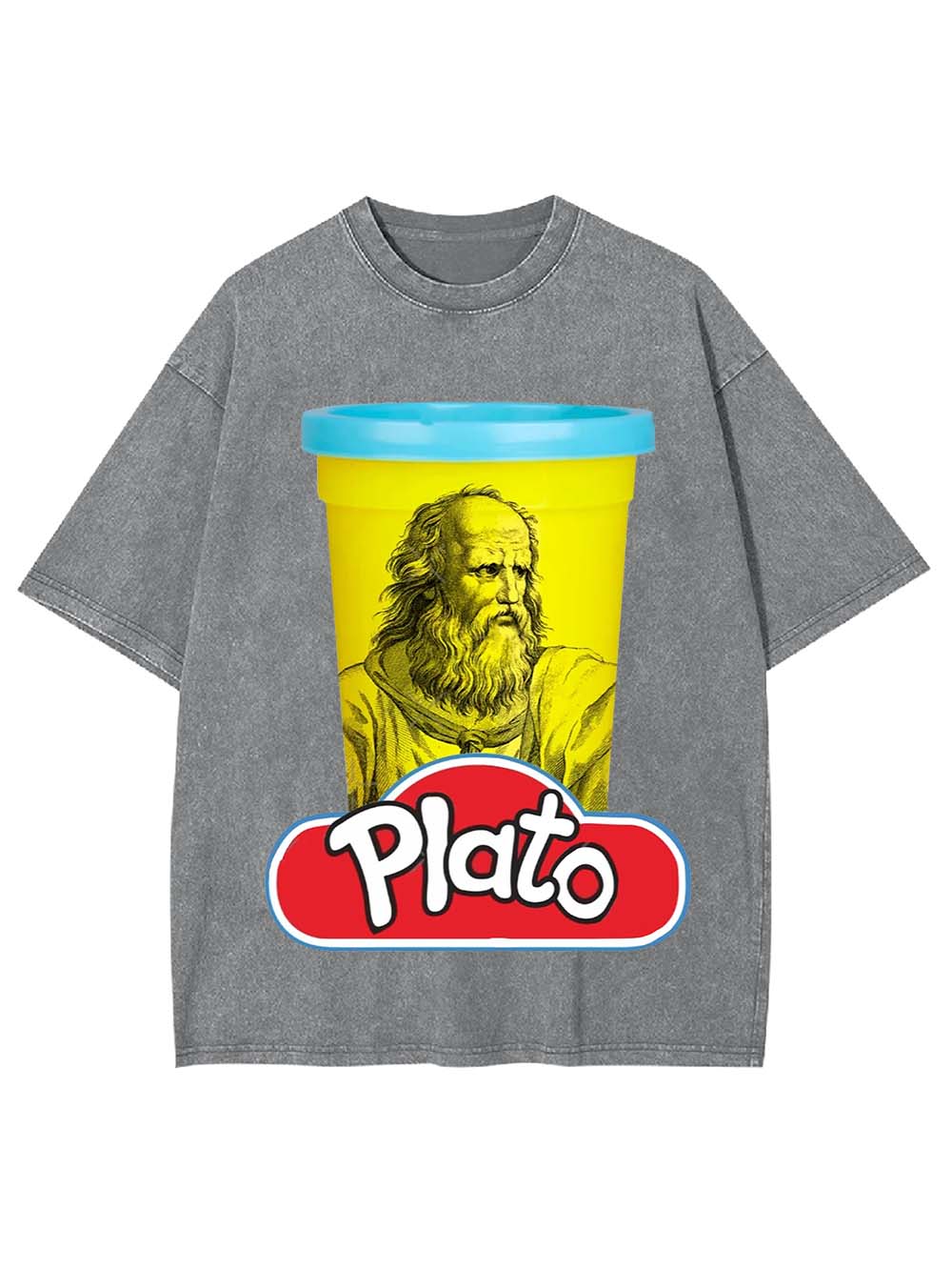 Plato Playful Twist Washed Tshirt