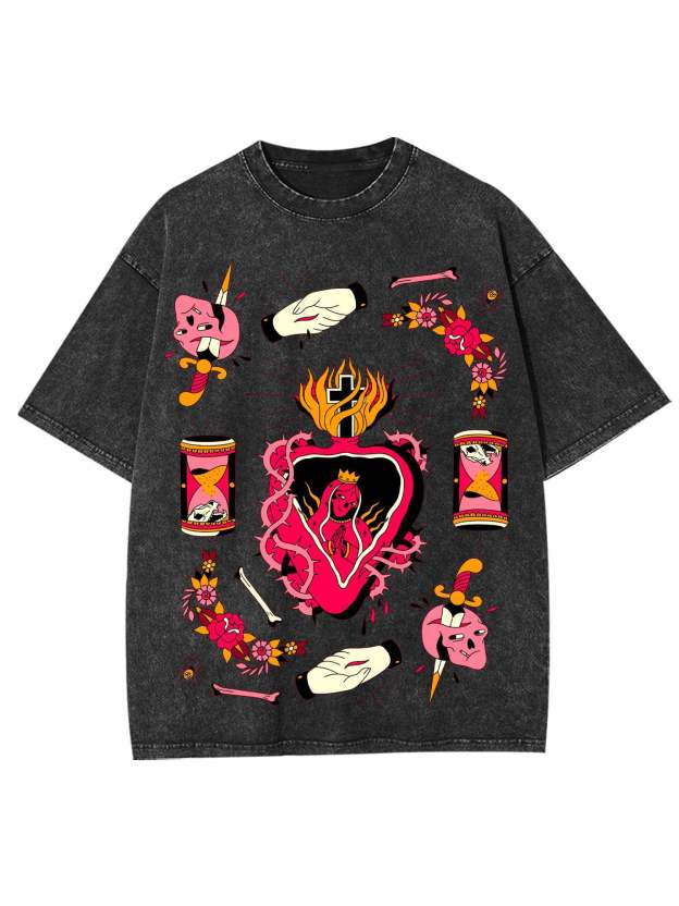 Heart Of Thorns Washed Tshirt