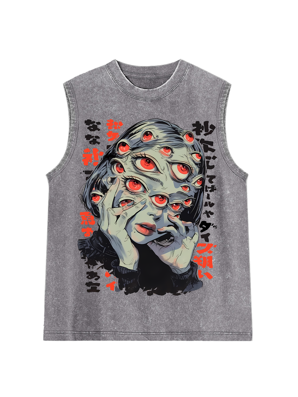 Thousand Eyes Gaze Washed Tank Top