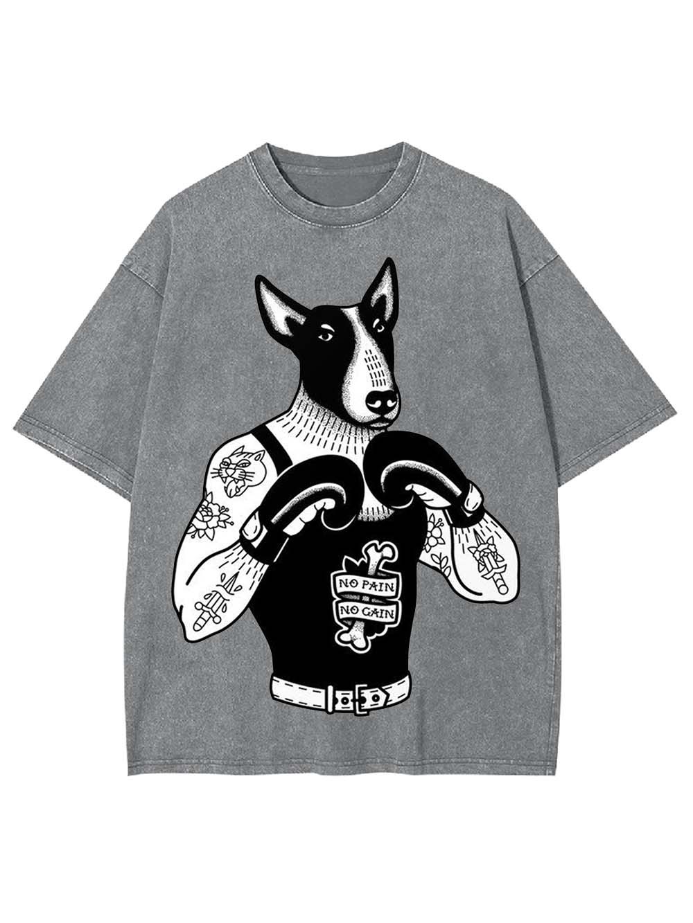 No Pain No Gain Washed Tshirt