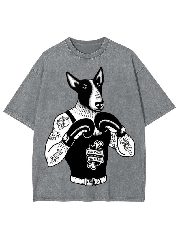No Pain No Gain Washed Tshirt