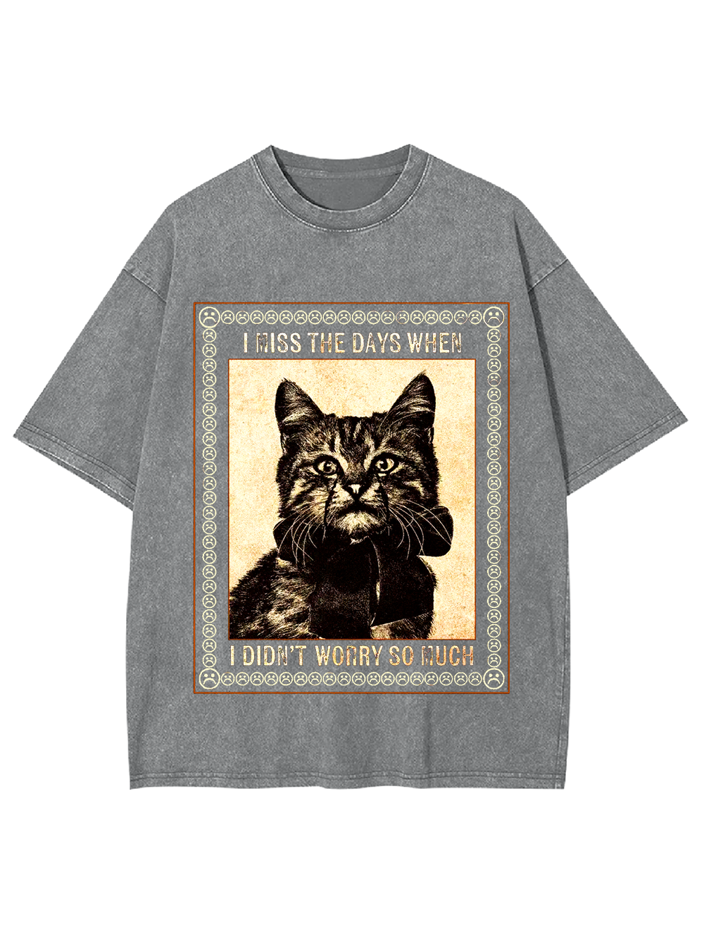 I Miss The Days When I Didn’T Worry So Much Washed Tshirt