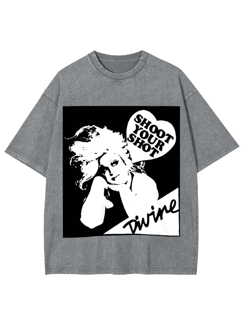 Shoot Your Shot Washed Tshirt