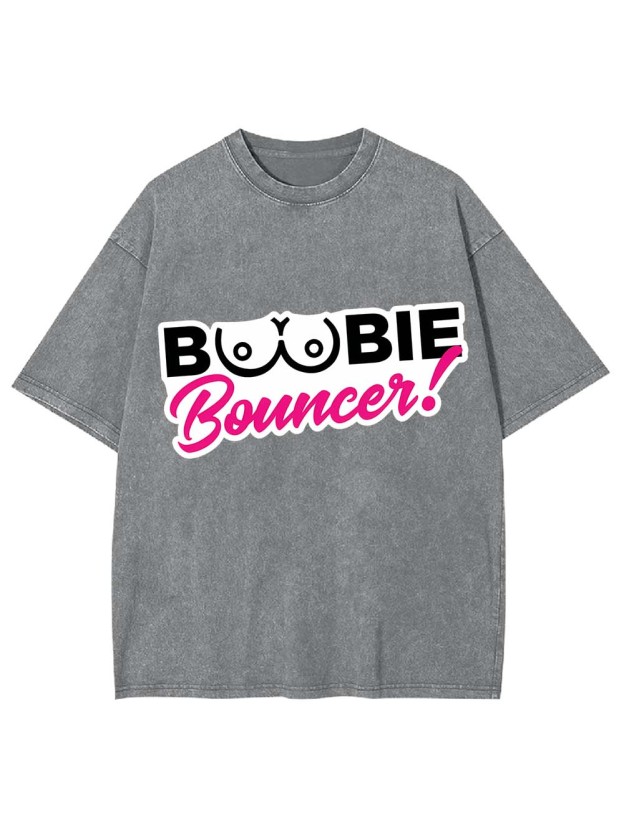 Boobie Bouncer Washed Tshirt
