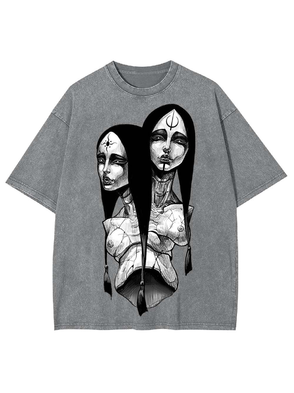 DUALITY OF SOULS WASHED TSHIRT