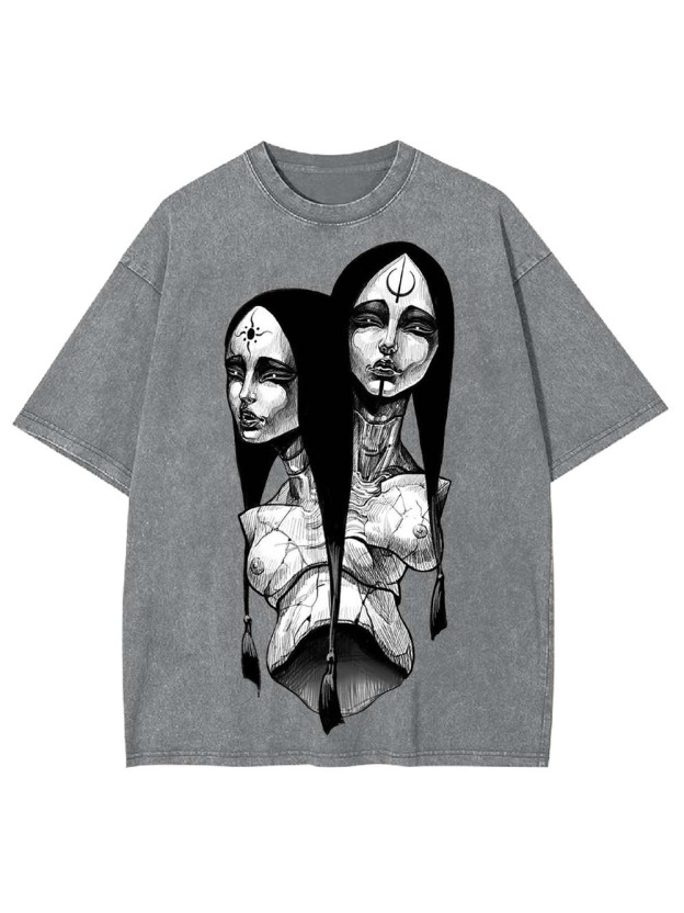 DUALITY OF SOULS WASHED TSHIRT