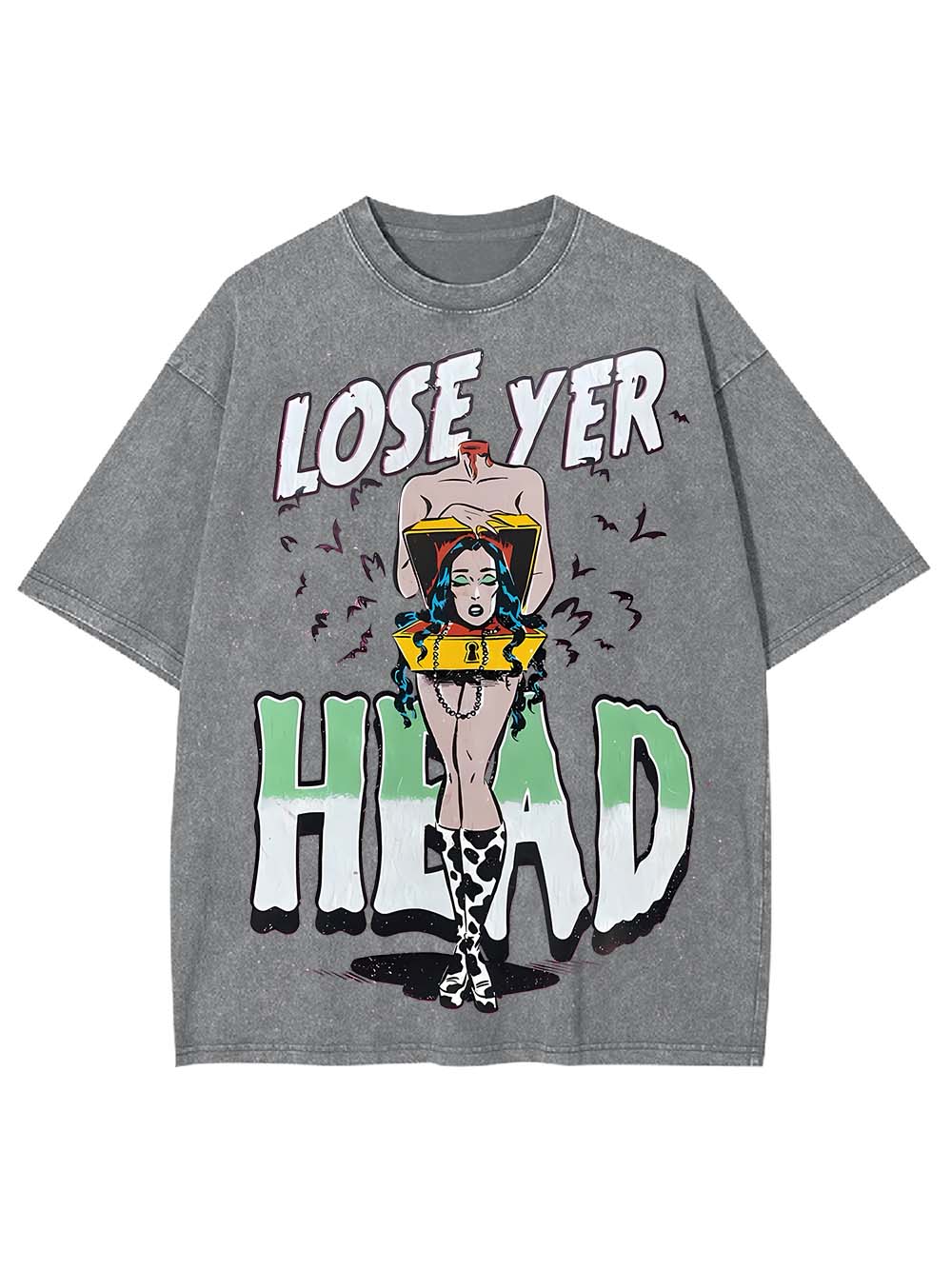 LOST YER HEAD WASHED TSHIRT