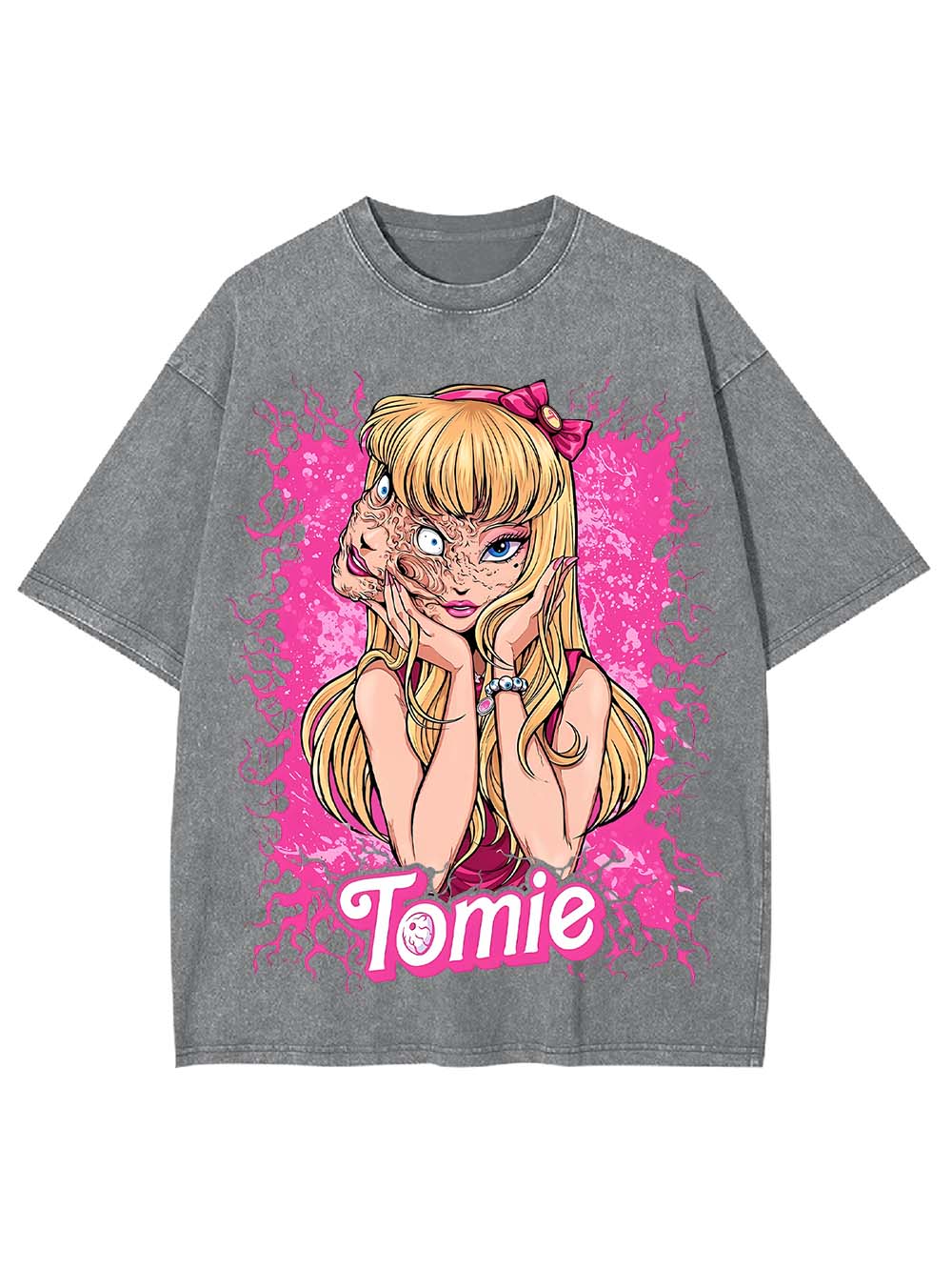 The Two Faces Of Tomie Washed Tshirt