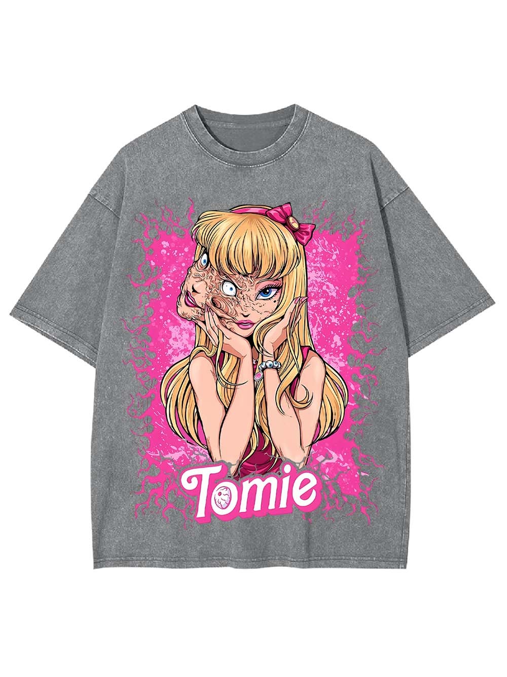 The Two Faces Of Tomie Washed Tshirt