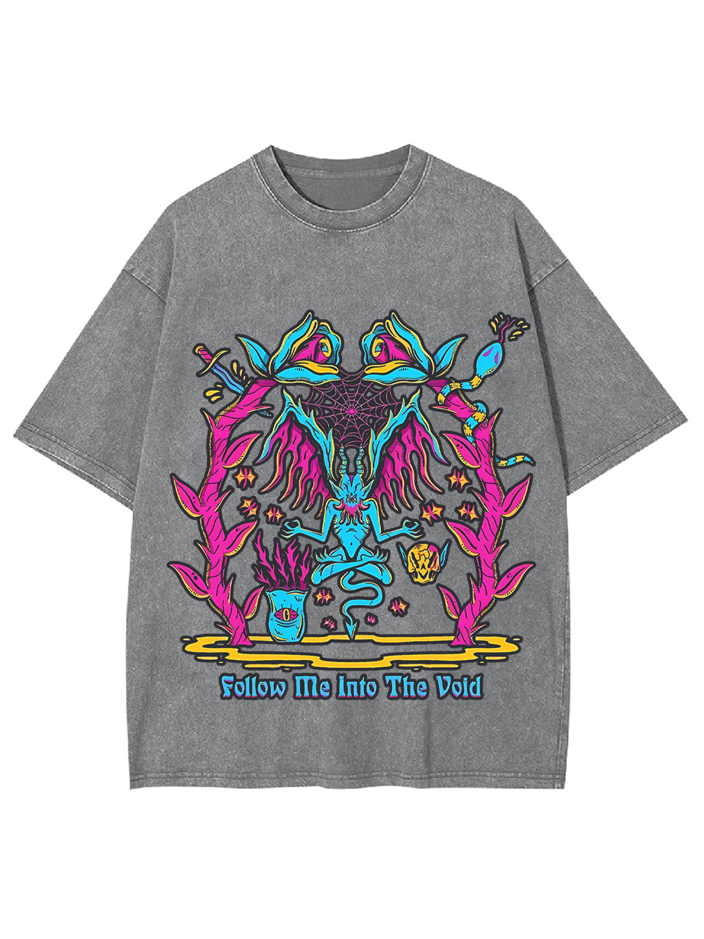 FOLLOW ME INTO THE VOID WASHED TSHIRT