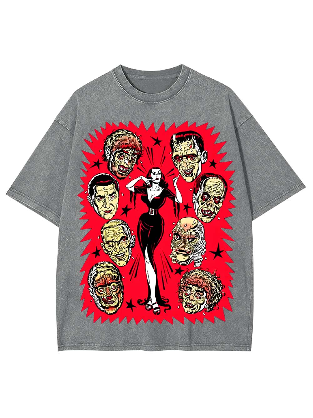Queen of Monsters Washed Tshirt