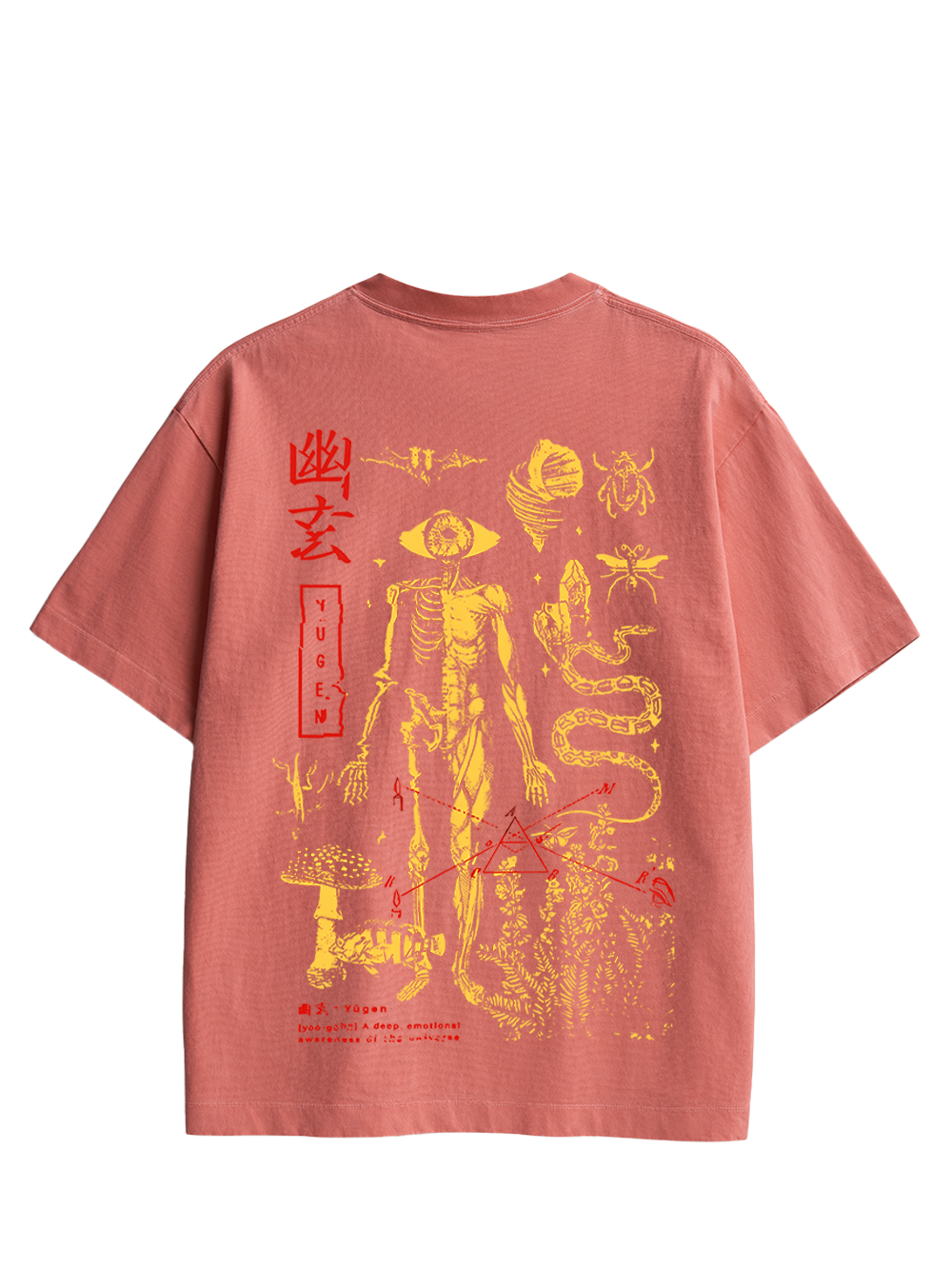 Yūgen Depths Double Sided Print Washed TShirt