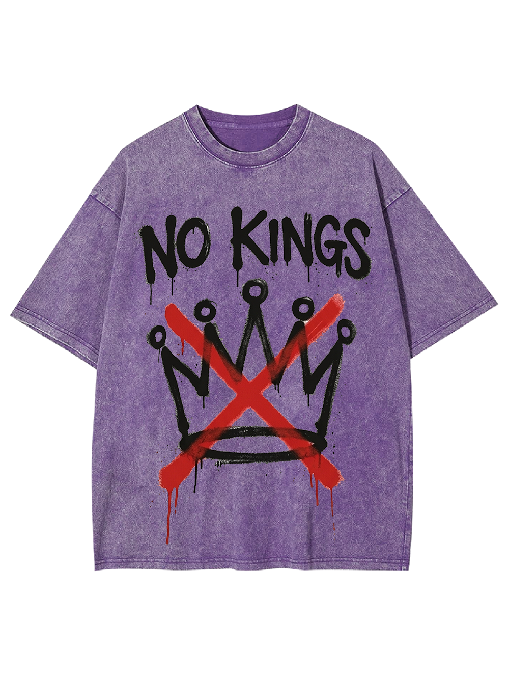 NO KINGS Washed Tshirt