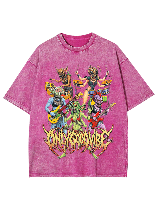 Demon Band Washed Tshirt