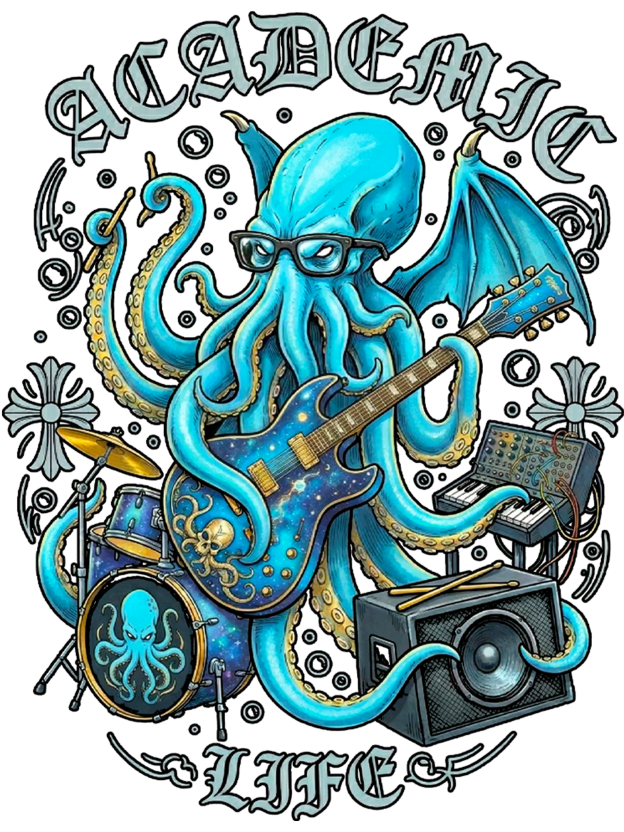 Nerdcore Kraken Washed Tshirt