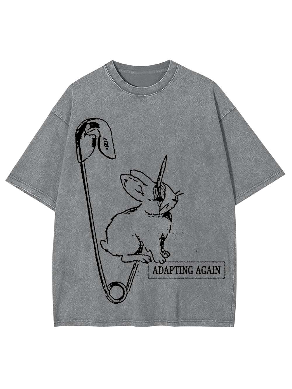 ADAPTING AGAIN WASHED TSHIRT